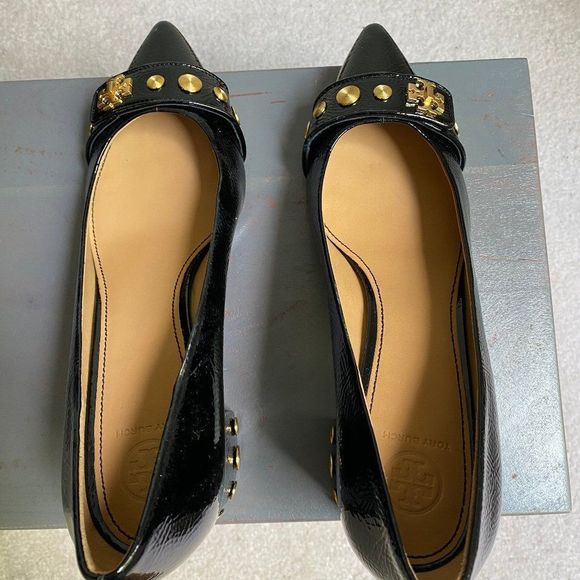 TORY BURCH Women 57517 Kira Patent Leather Logo Pumps - NEW NWOB - Picture 7 of 10